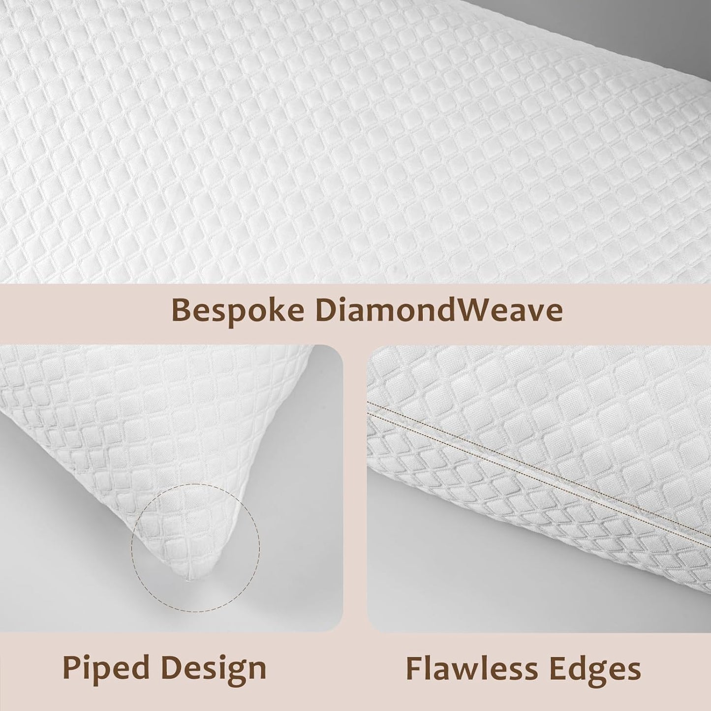 ON SALE - 2 Pcs of Shredded Pillows - King size , White