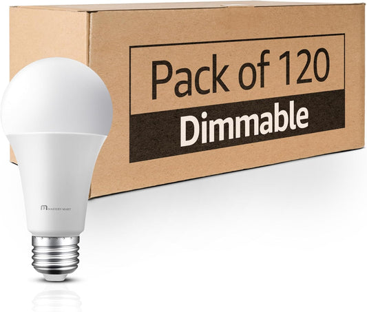 120 Pcs of A19 LED Bulbs - Dimmable