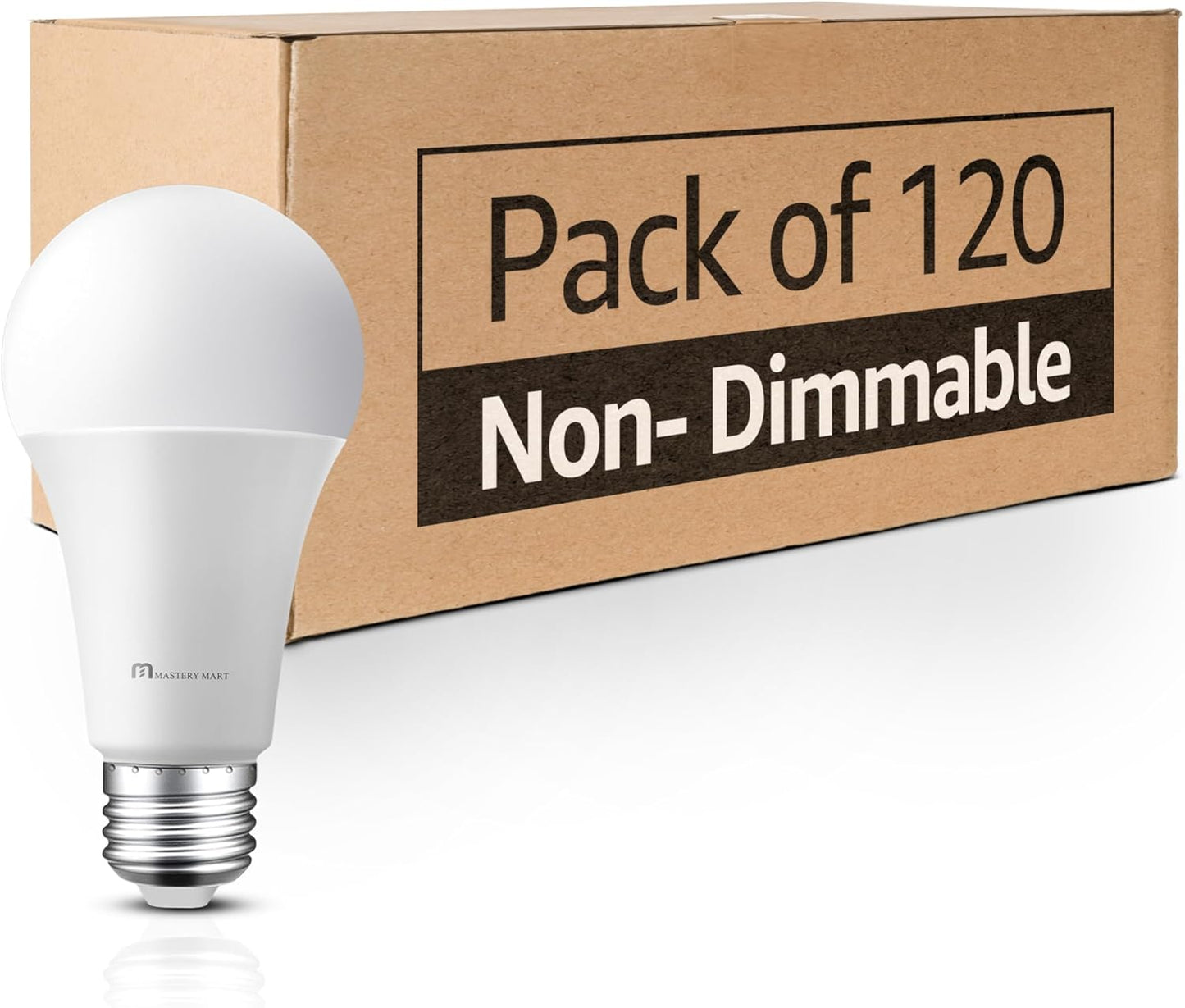 120 Pcs of A19 LED Bulbs - Non-dimmable