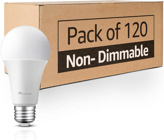 120 Pcs of A19 LED Bulbs - Non-dimmable