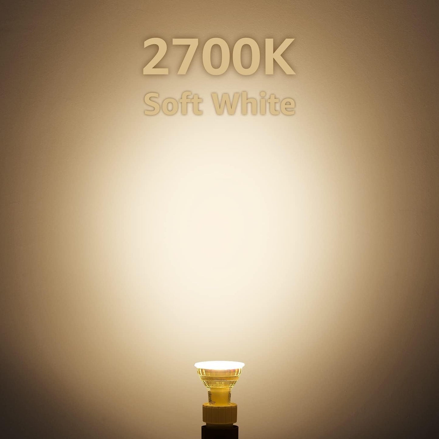 120 Pcs of GU10 LED Bulbs - Dimmable, 5.5W