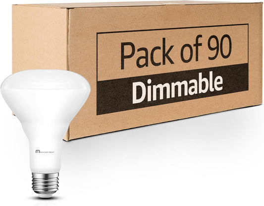 90 Pcs of BR30 LED Bulb - Dimmable, 10W