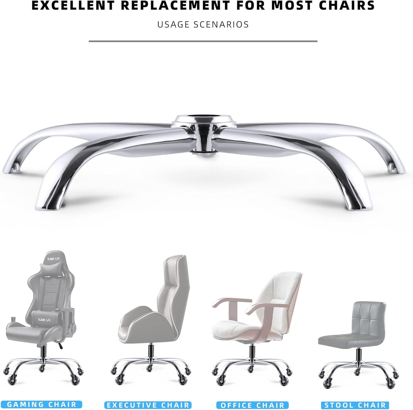 Sytopia Office Chair Base Replacement - 28"