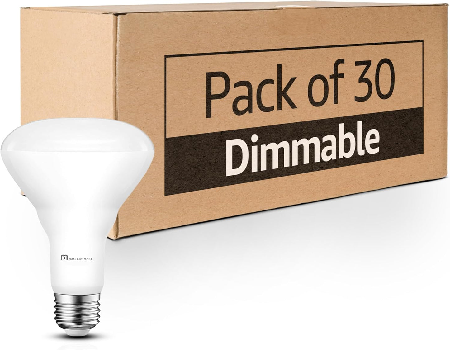 30 Pcs of BR30 LED Bulb - Dimmable, 10W