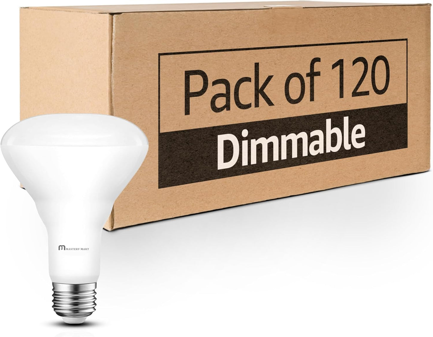 120 Pcs of BR30 LED Bulb - Dimmable, 10W