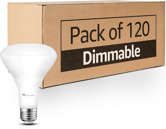 120 Pcs of BR30 LED Bulb - Dimmable, 10W