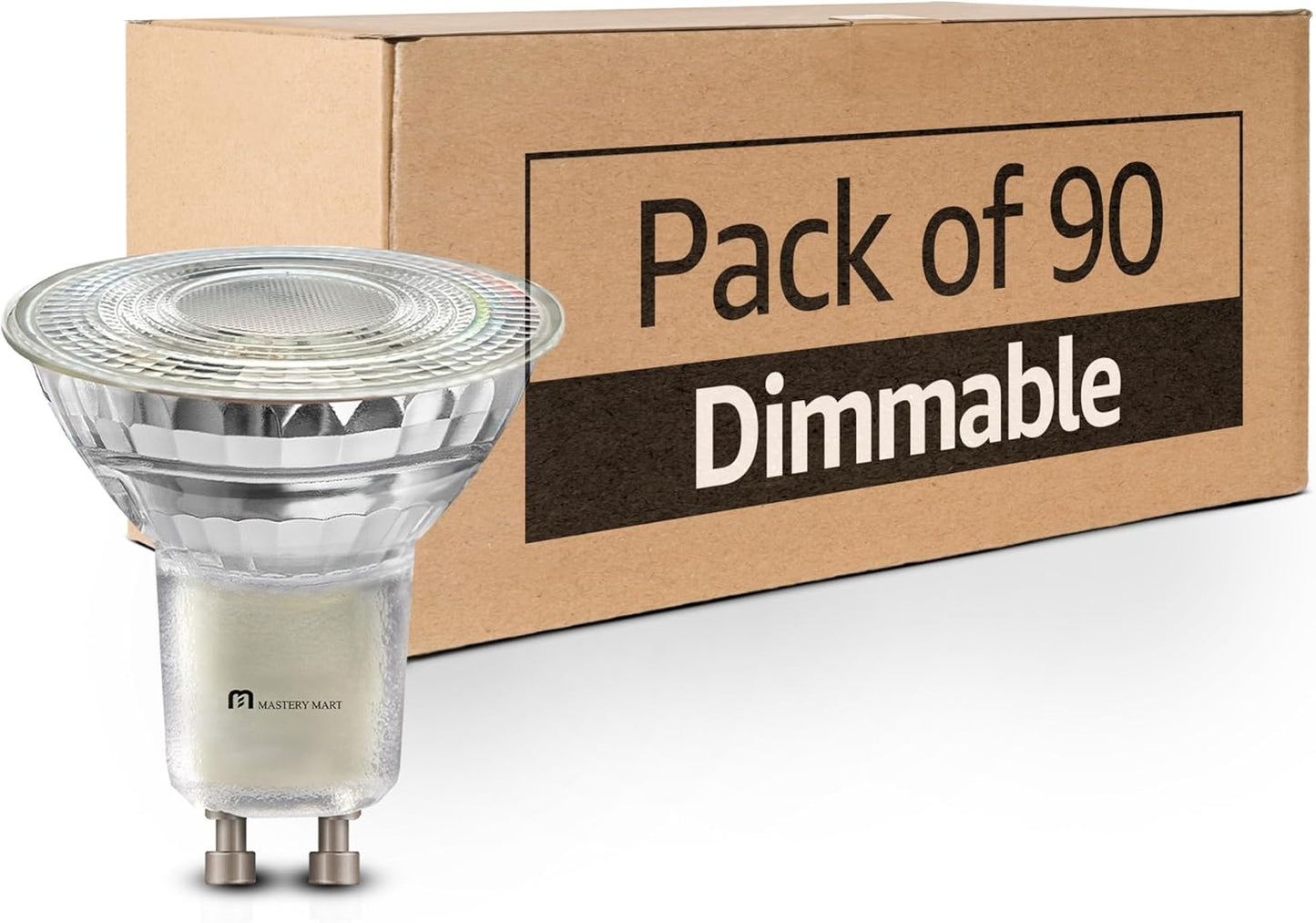 120 Pcs of GU10 LED Bulbs - Dimmable, 5.5W