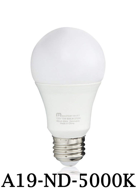 12 Pcs of A19 LED Bulbs - Non-dimmable