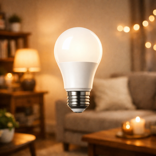 12 Pcs of A19 LED Bulbs - Dimmable, 9.5W